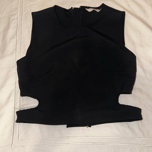 Black Crop Top